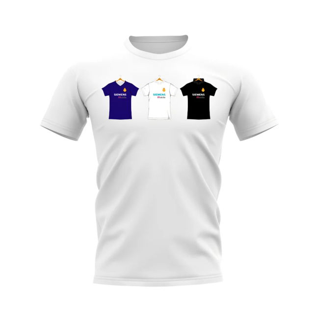 2002-2003 Real Madrid Retro T-shirt Shirt for (Unisex