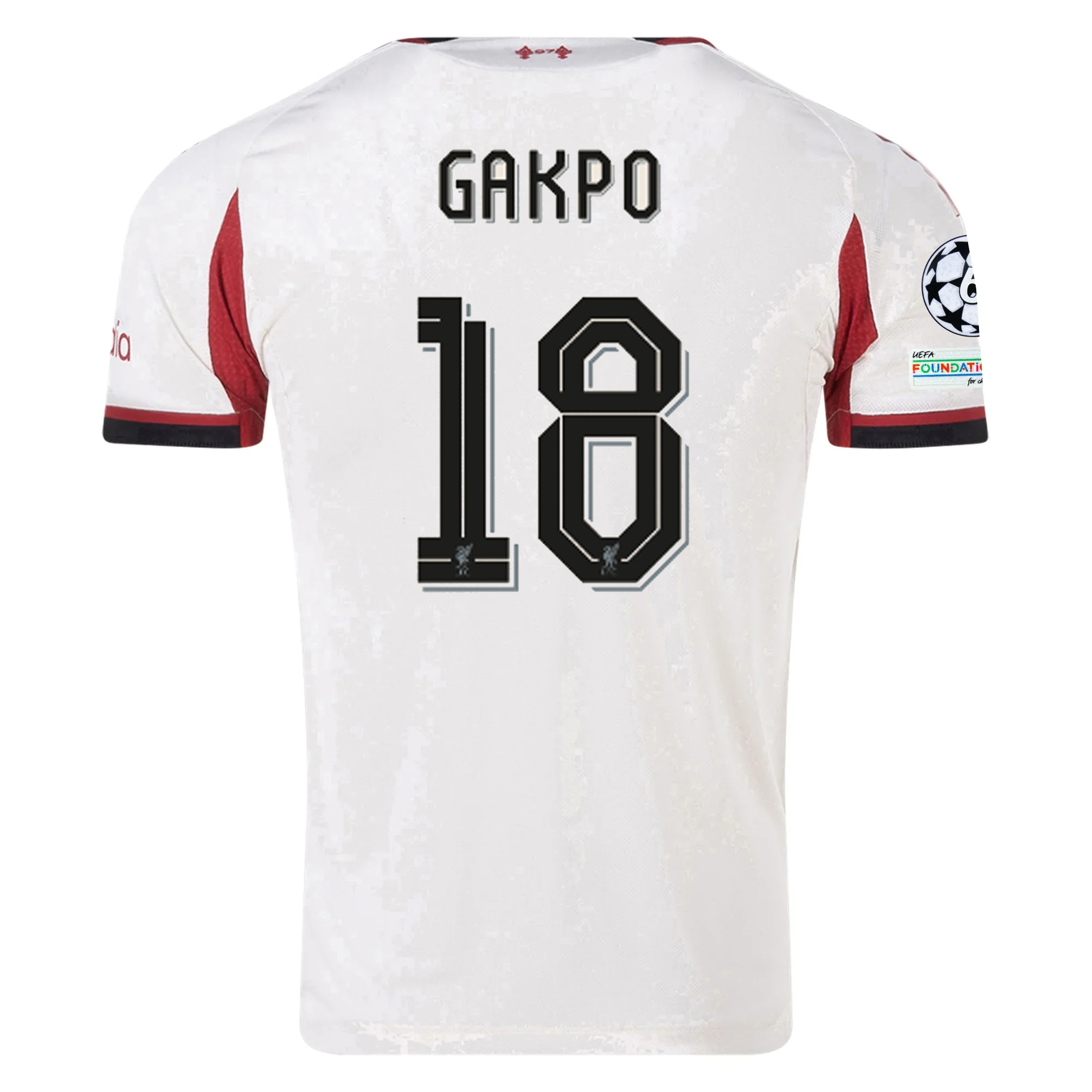 Liverpool Cody Gakpo 2025-2026 UCL Away Jersey – Authentic Shirt