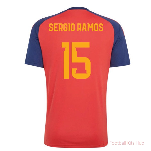 2026-2027 Spain Home Fan Jersey (Sergio Ramos 15)