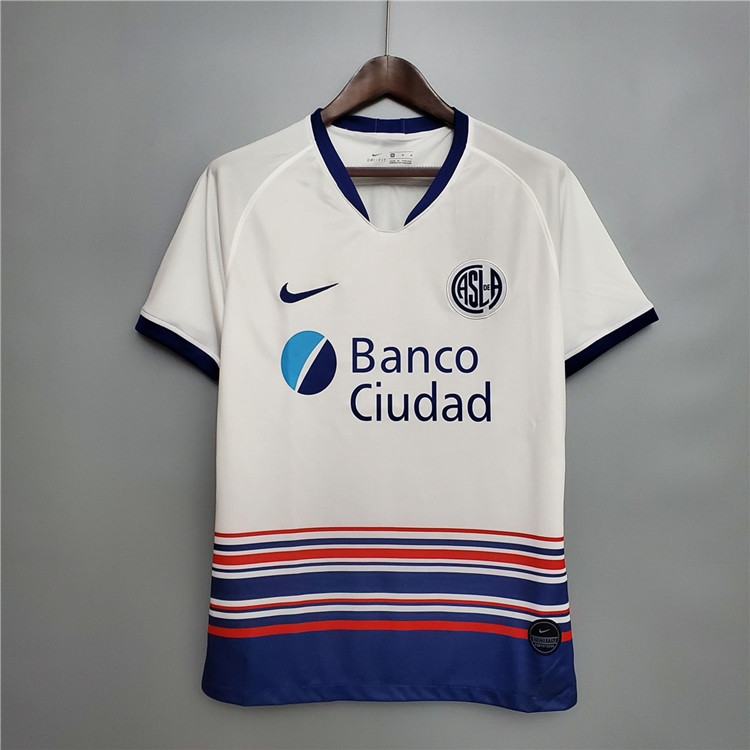 Professional Grade San Lorenzo Soccer Shirt 20-21 Away White Soccer