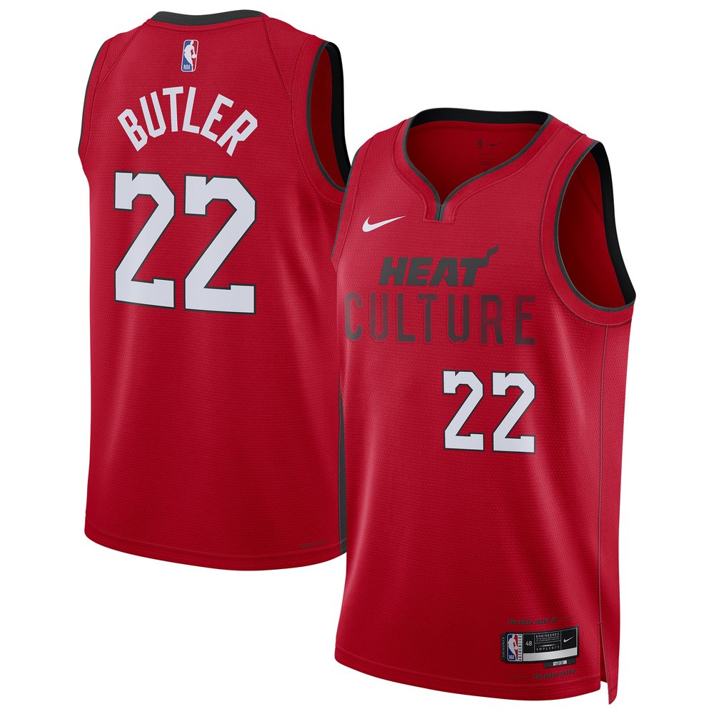 High-Quality Miami Heat Jimmy Butler Jersey Red City Edition