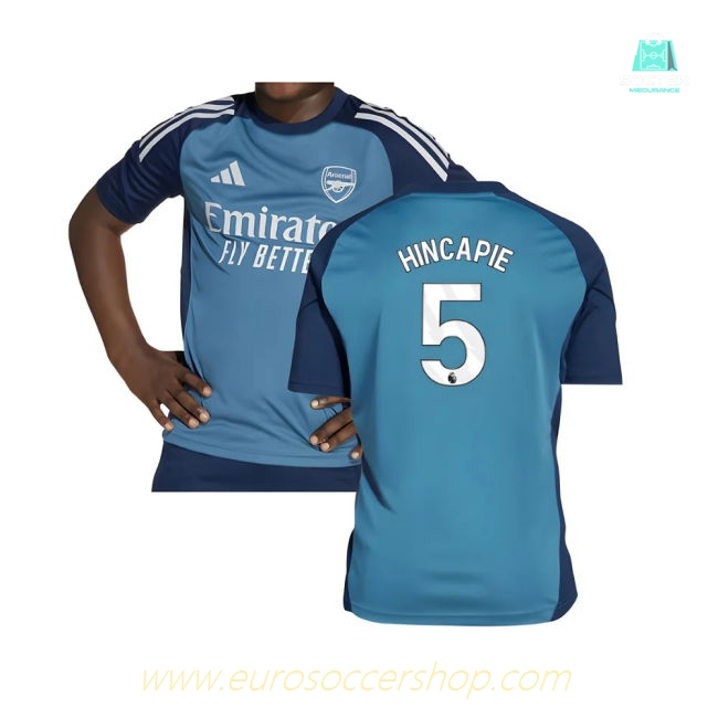2025-2026 Arsenal Training Shirt (Blanch Blue) - Kids (Hincapie 5)