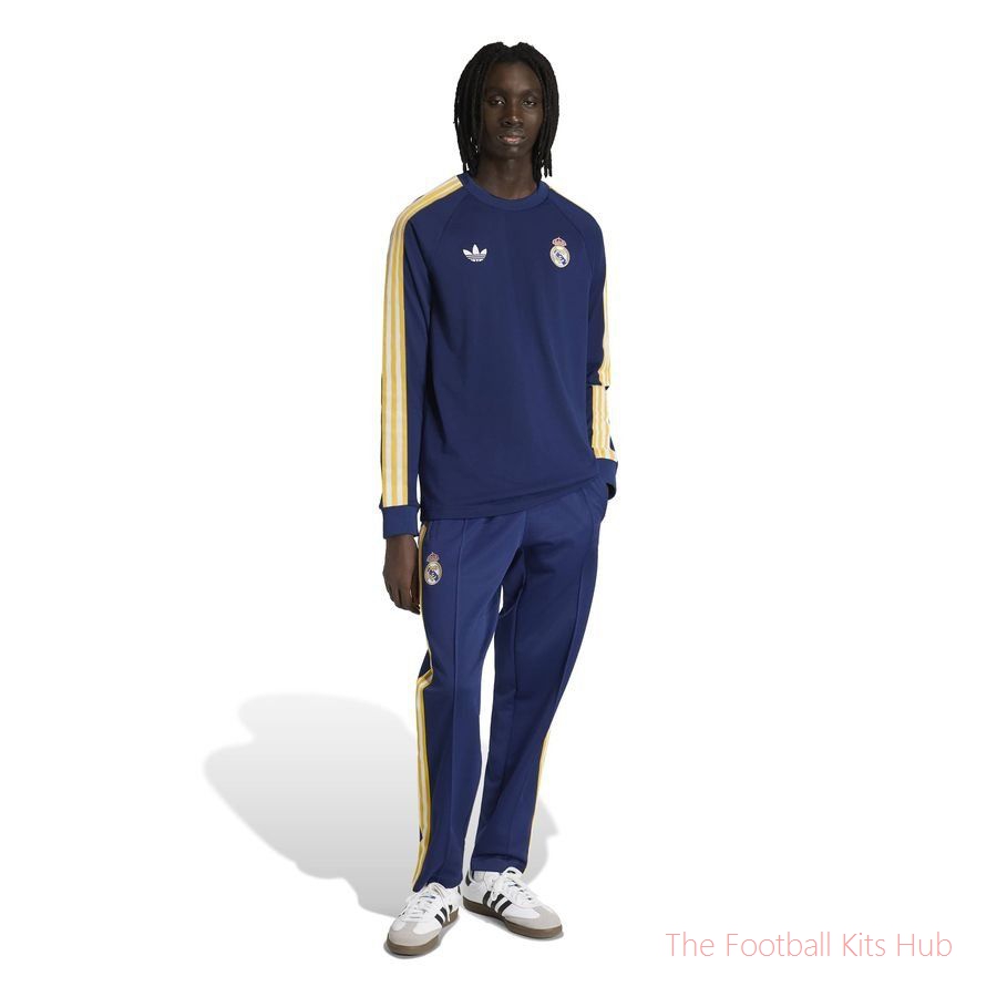 Real Madrid T-Shirt OG - Dark Blue Long Sleeves
