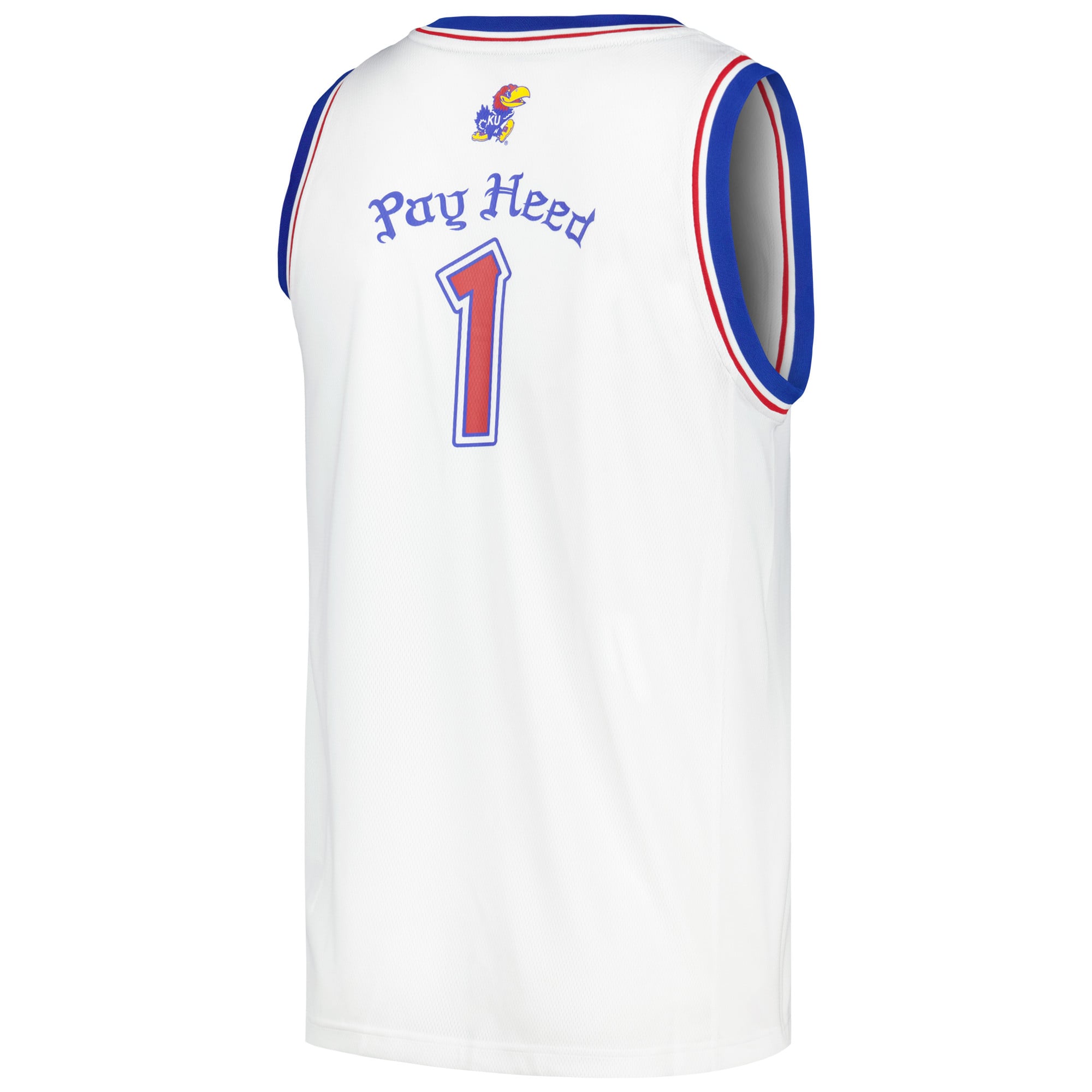 # Kansas Jayhawks adidas Swingman Basketball Jersey - White