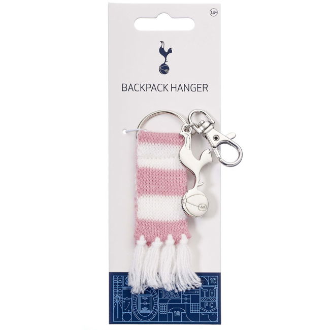 Tottenham Hotspur FC Pink Bar Scarf Bag Charm (Fan Favorite)