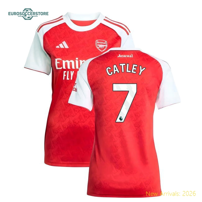 2025-2026 Arsenal Home Fan Version Female Jersey Game Day Outfit