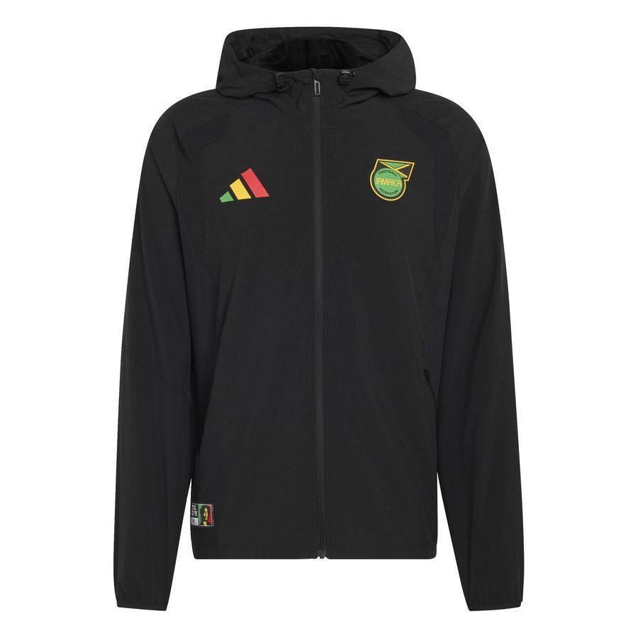 Jamaica Training Jacket Windbreaker Tiro 26 Travel - Black