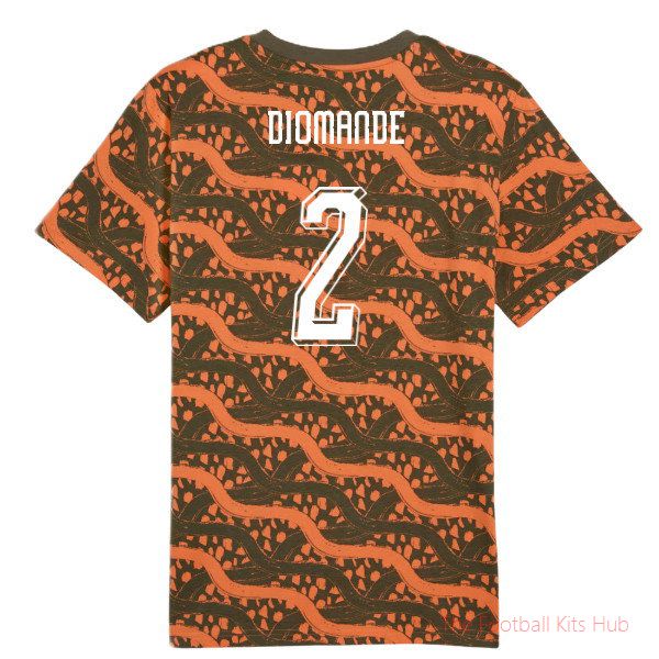 [LK] 2026/27 Ivory Coast FtblCulture Tee AOP (Black) (Diomande 2)