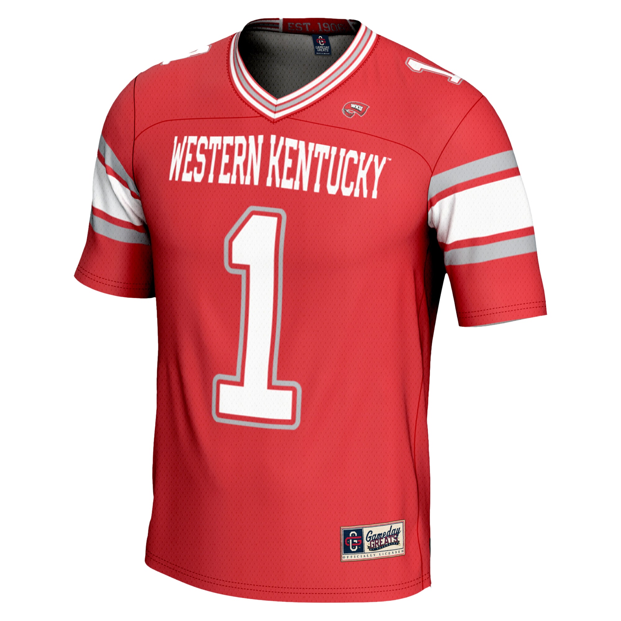 [NJP] Western Kentucky Hilltoppers GameDay Greats Endzone Football Jersey - Red