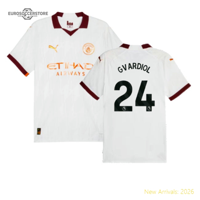 2023-2024 City Man Away Top (Gvardiol 24) In Multiple Adult Sizes