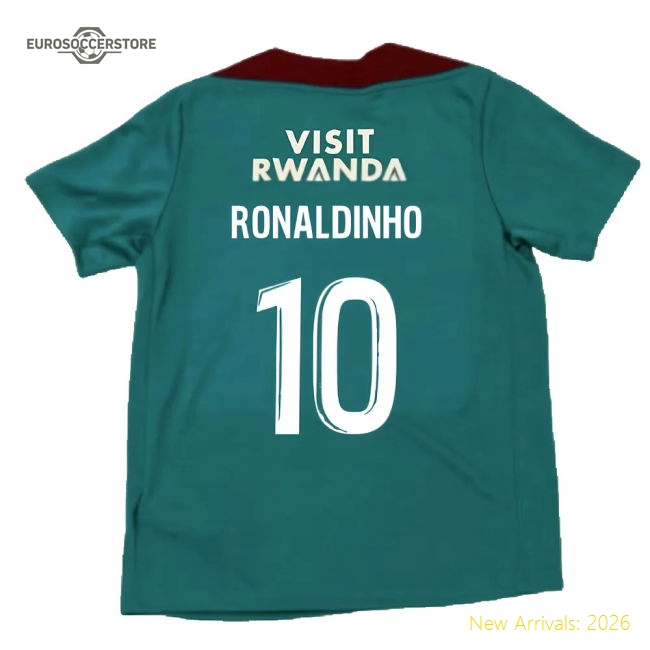 2024-2025 Football Team Kids Safe Ronaldinho Jersey Aeroready