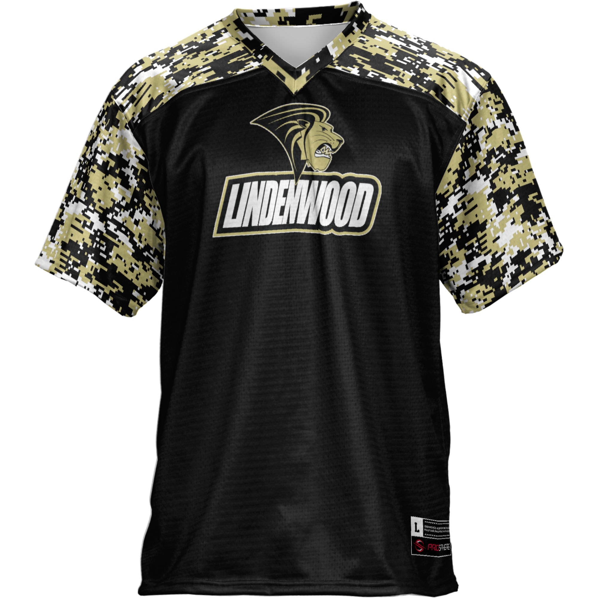 [DDG] Lindenwood Lions GameDay Greats Football Jersey - Black