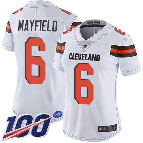 Authentic NFL Cleveland Browns #6 Baker Mayfield Brown -v1