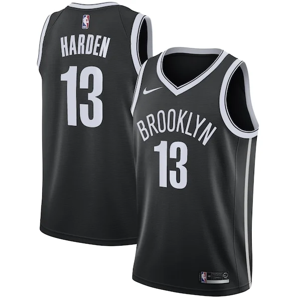 High-Quality James Harden BKN NBA Jersey - Black - Reasonable Price