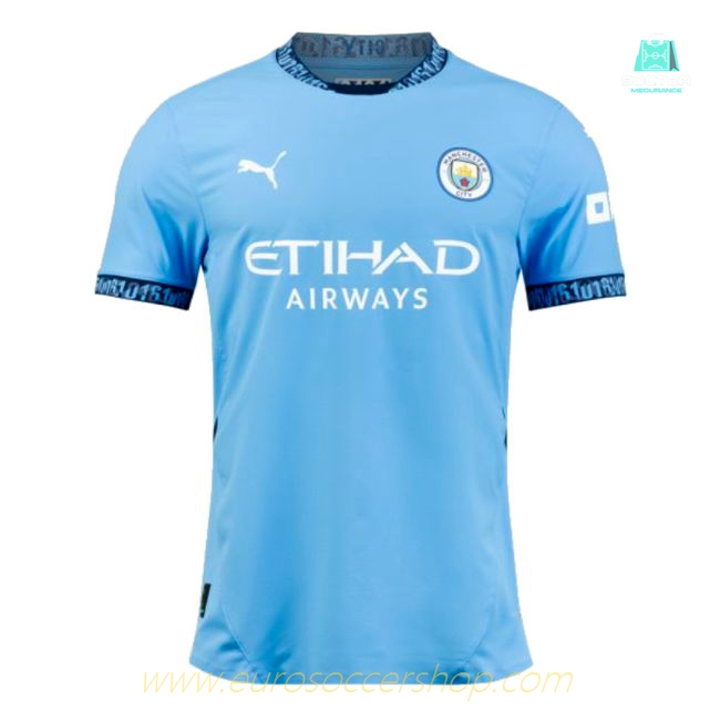 2024-2025 Man City Home Authentic Shirt (Kompany 4)