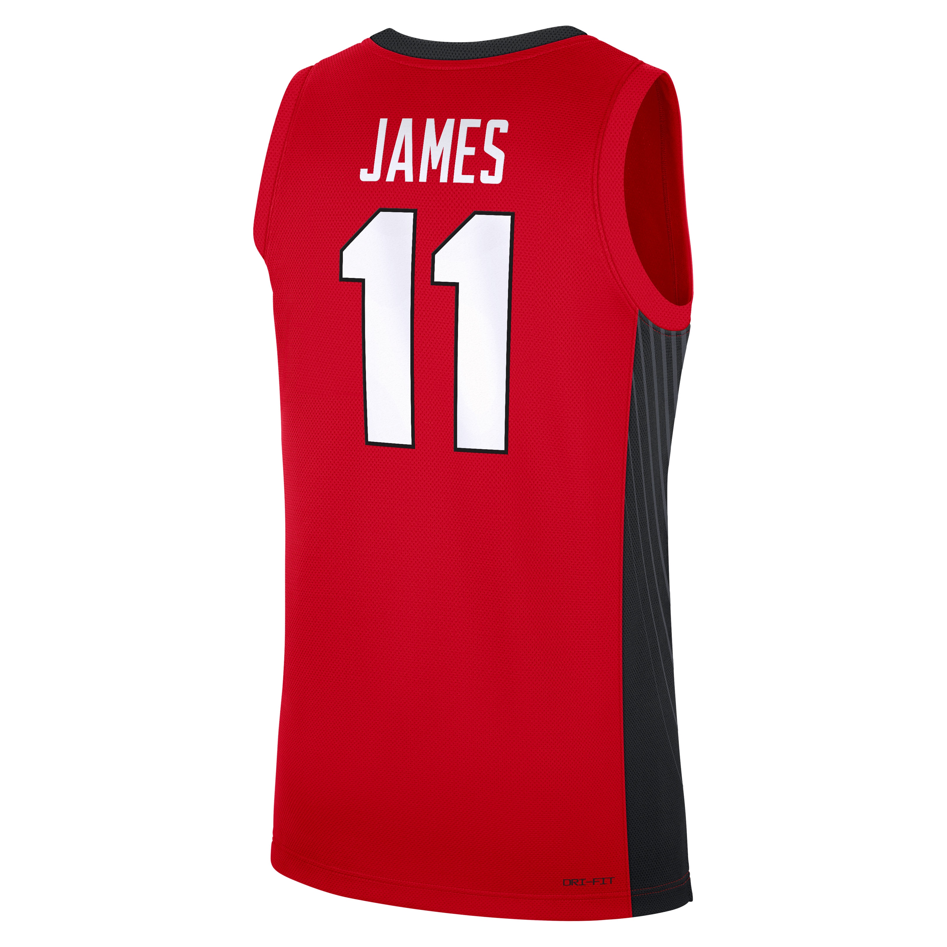 [NJP] Dylan James Georgia Bulldogs NIL Men's Basketball Replica Jersey - Red