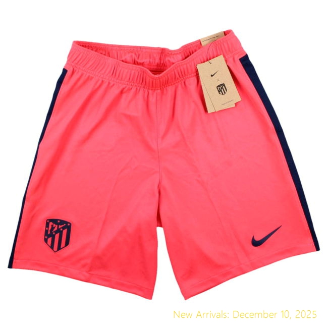 2021-2022 Atletico Madrid Authentic Home Shorts (Laser Crimson)