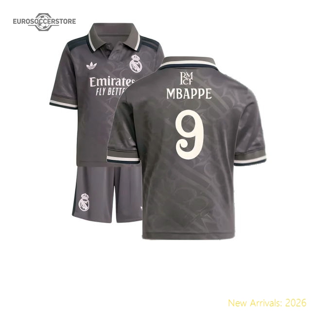 2024-2025 Real Madrid Third Mini Kit (mbappe 9) - Cost-effective