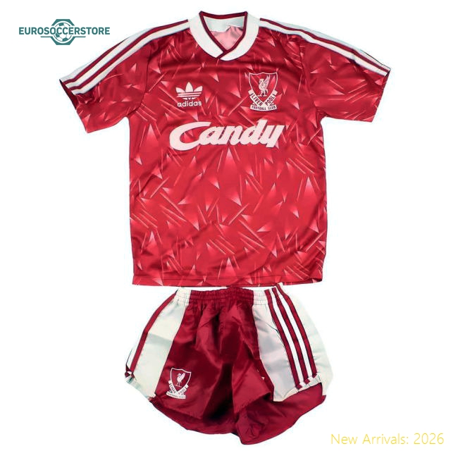 Liverpool 1989-1991 Home Shirt with Shorts (S.Boys) (Excellent)