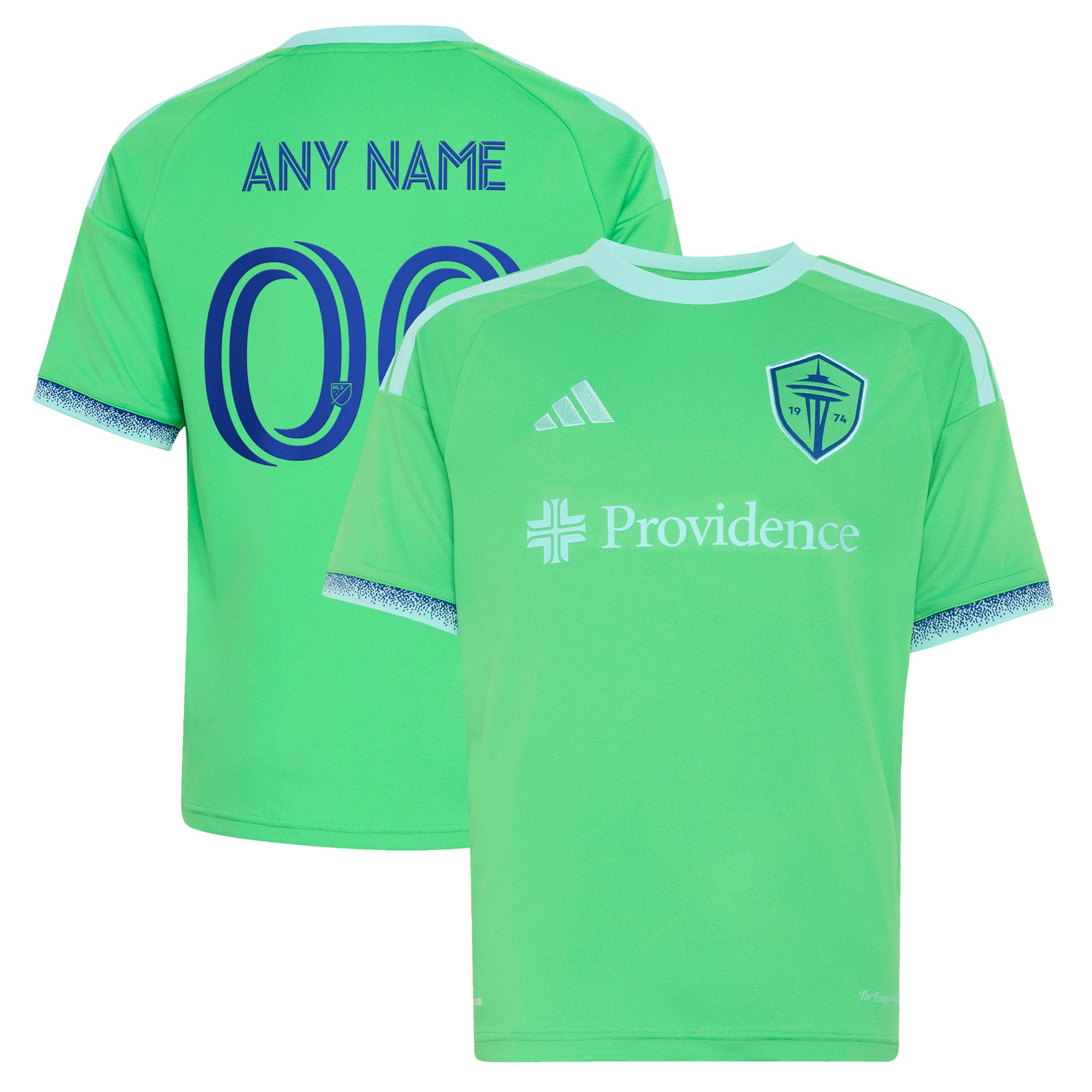 [SJH] Women's Seattle Sounders FC The Evergreen State Kit Replica Custom Jersey - Rave Green