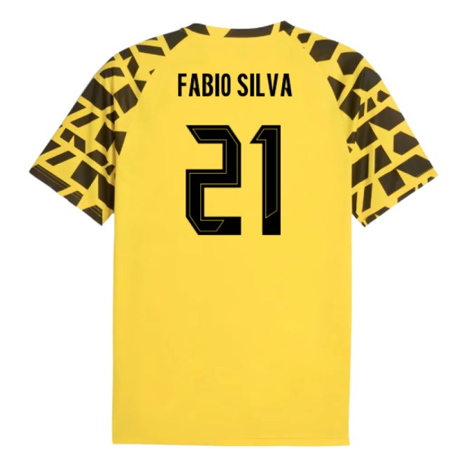 Performance 2025-2026 Borussia Dortmund Warm Up Jersey (Yellow) (Fabio Silva