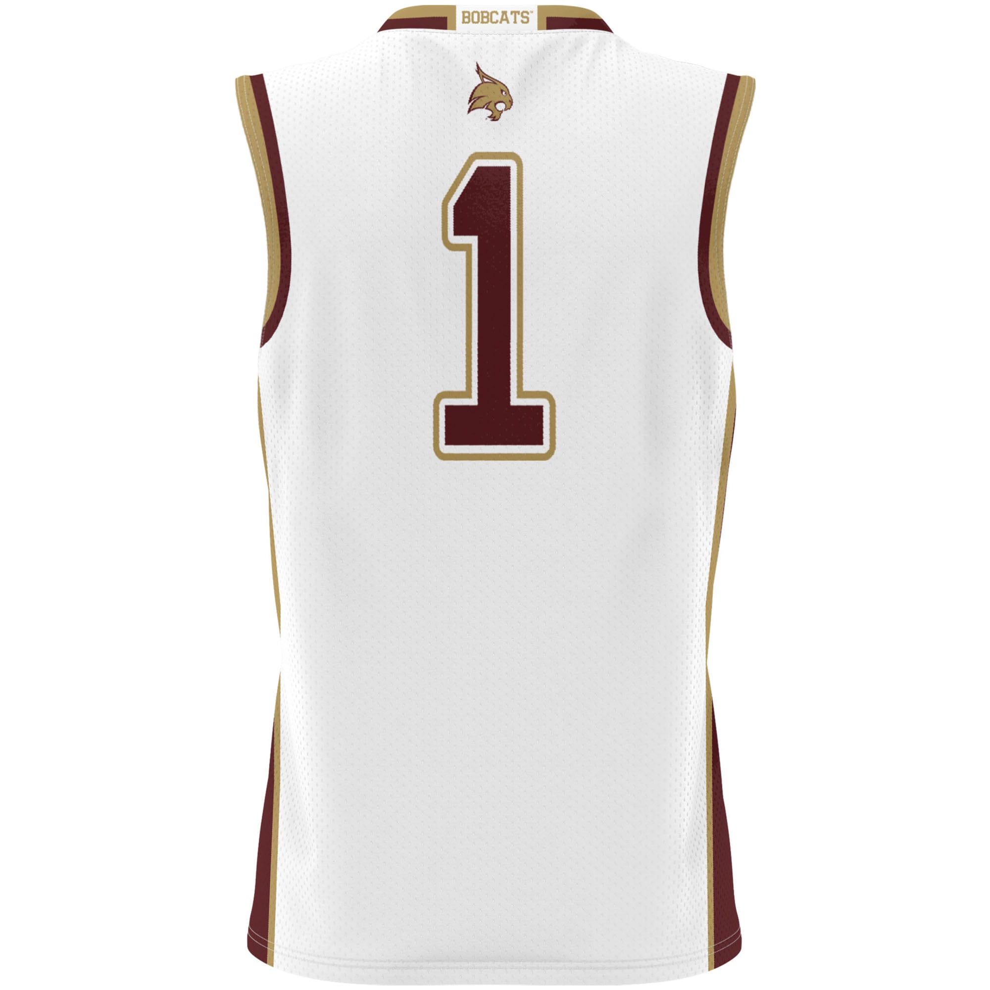#1 Texas State Bobcats GameDay Greats Unisex Lightweight Basketball Jersey - White