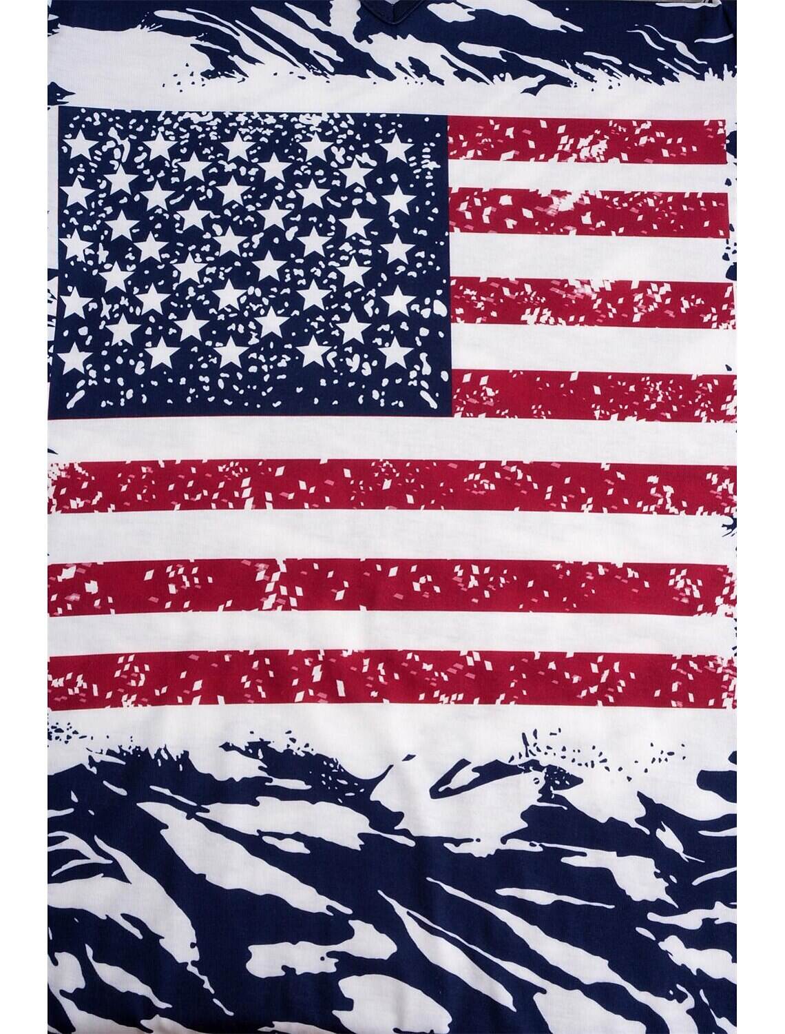 Women's Tank Top Flag Independence Day Sleeveless Sleeveless V Neck Daily Summer