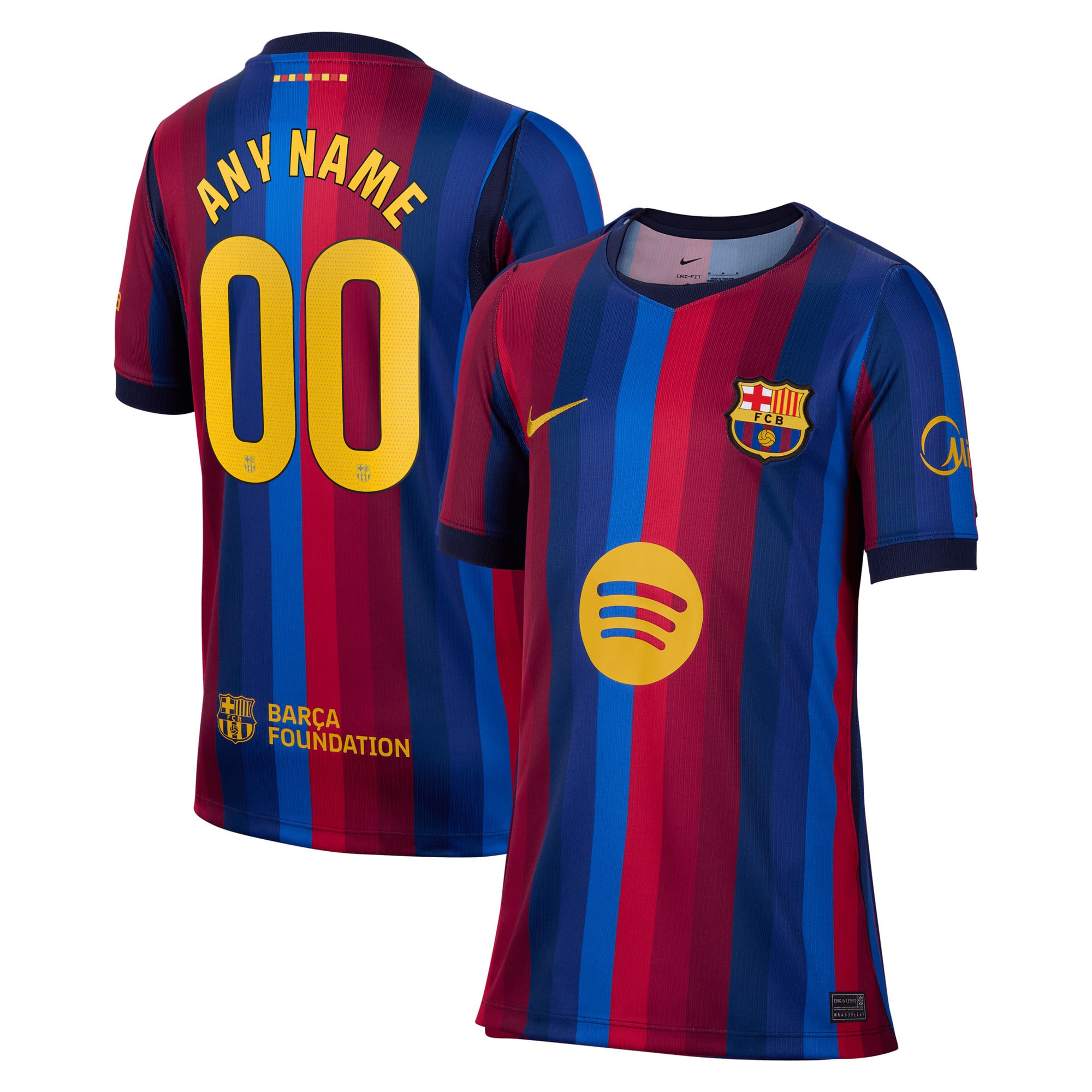 [SJH] Barcelona Youth 2026/27 Home Stadium Replica Custom Jersey - Red