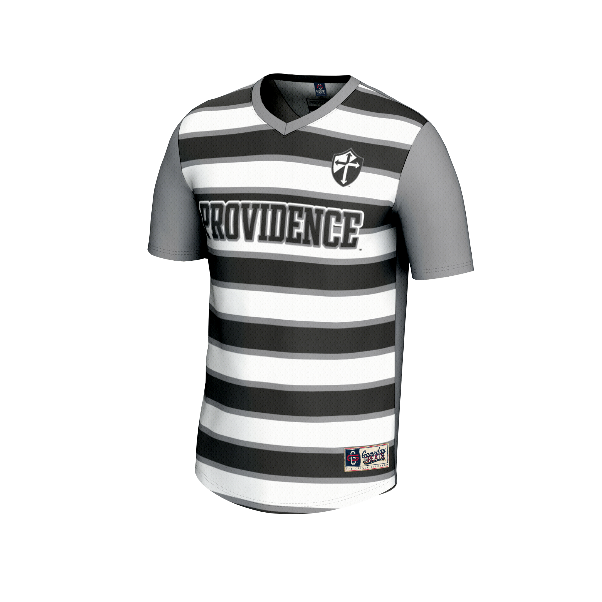 [JED] Providence Friars GameDay Greats Unisex Collegiate Men's Soccer NIL Pick-A-Player Fashion Jersey - Silver/Black
