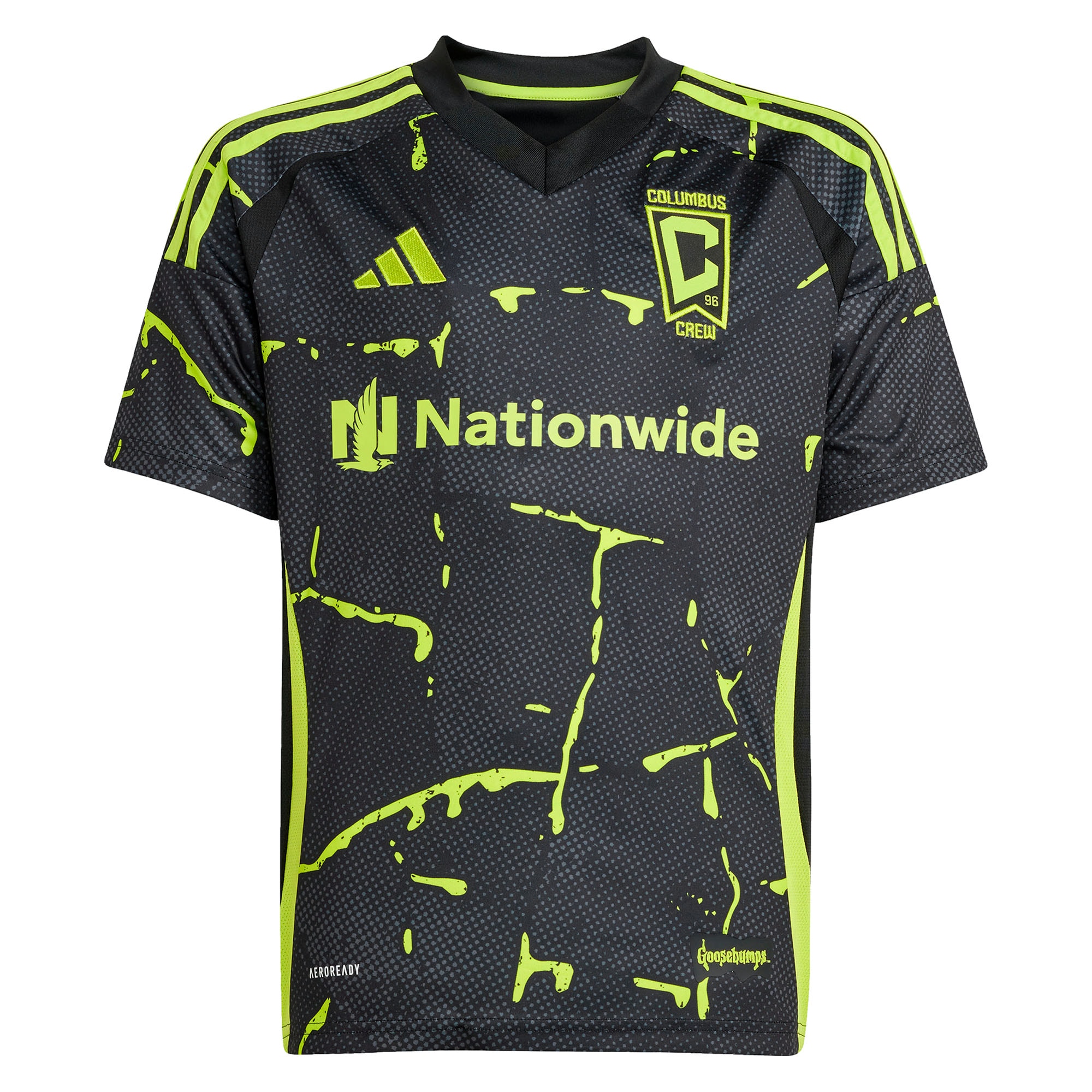 [SJH] Wessam Abou Ali Columbus Crew Youth 2025 The Goosebumps Kit Replica Jersey - Black