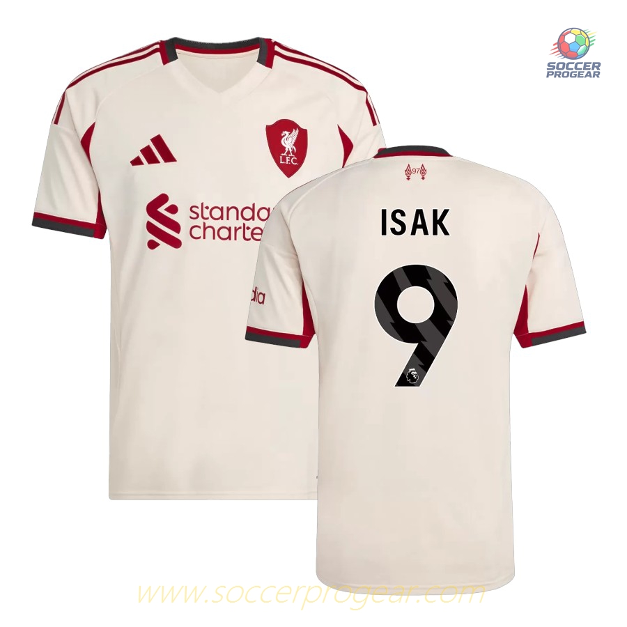 Liverpool Away Shirt 2025-2026 Season Isak