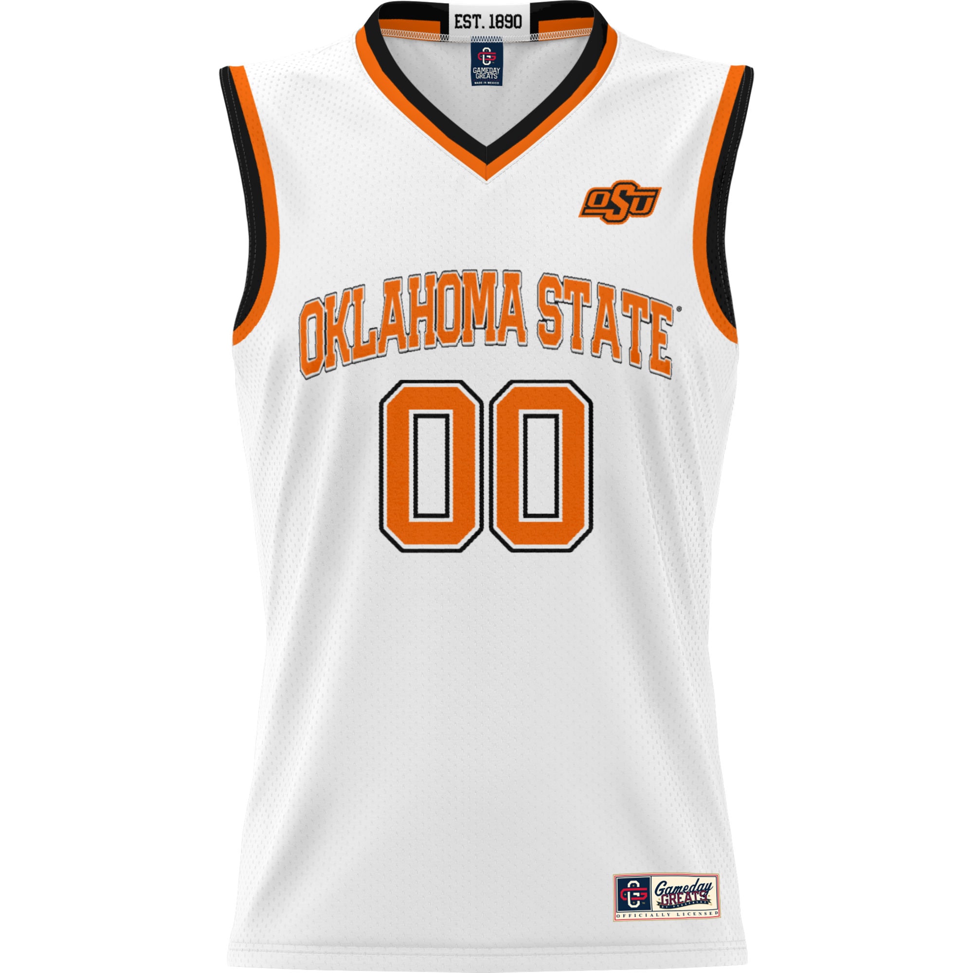 [NJP] Oklahoma State Cowboys GameDay Greats Youth NIL Pick-A-Player Lightweight Women's Basketball Jersey - White