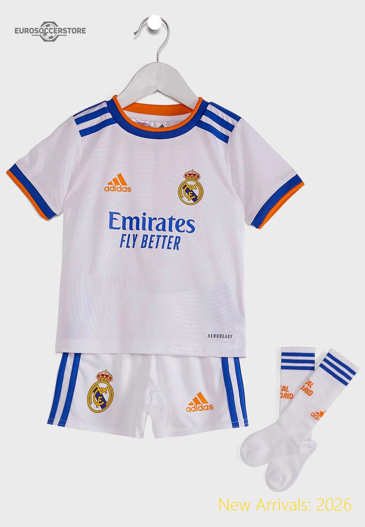 Sleek Design Trendy Durable Adult Rma Soccer Star Home Jersey 2021