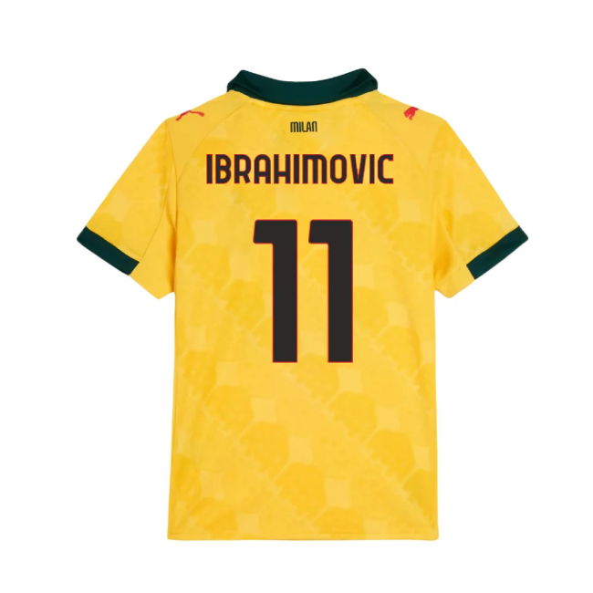 High Performance Acm Ac Milan Third Shirt Kids Ibrahimovic #11 Mod...