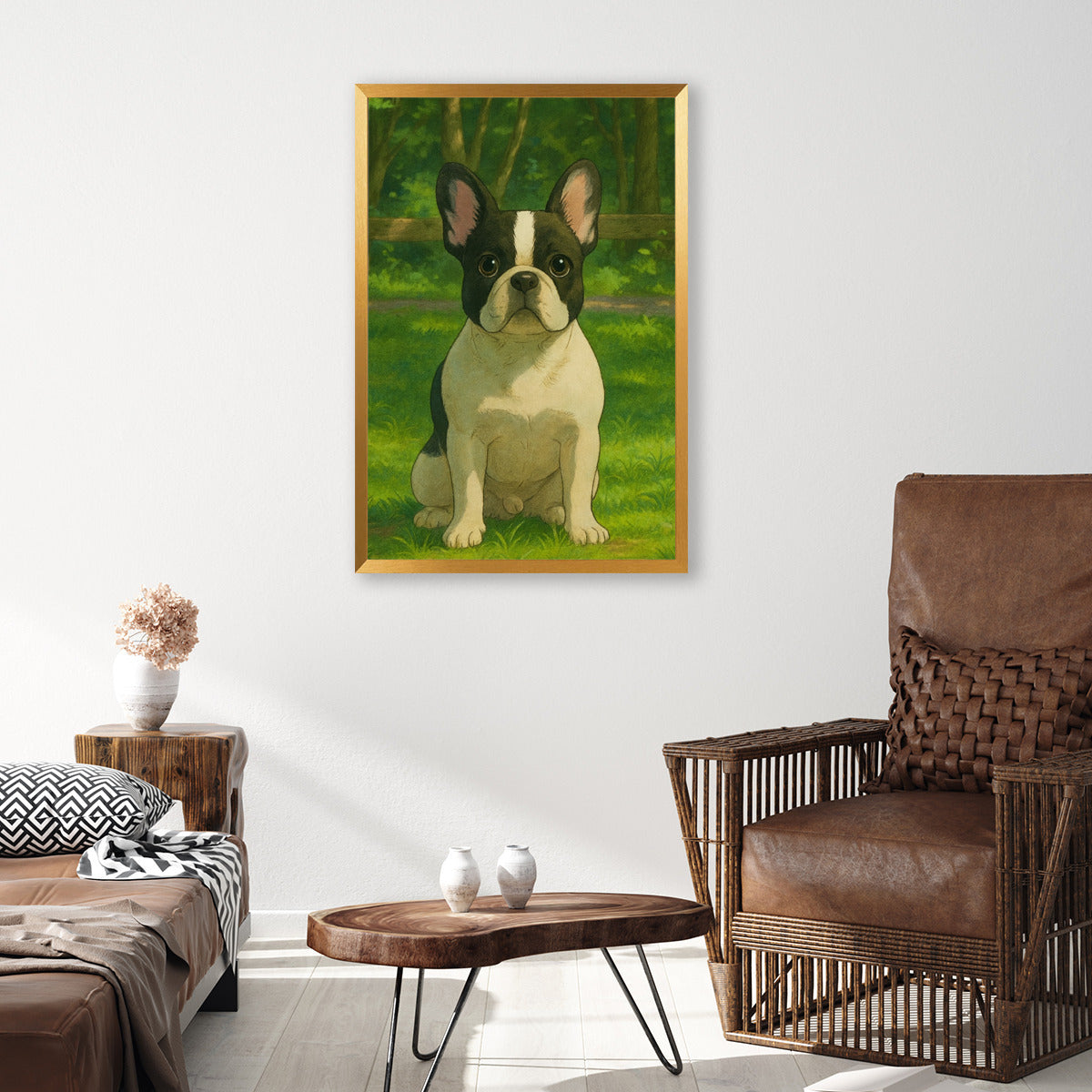 Pet-Lover Chanel - Personalized Vertical Framed Poster • Wall Decorat...