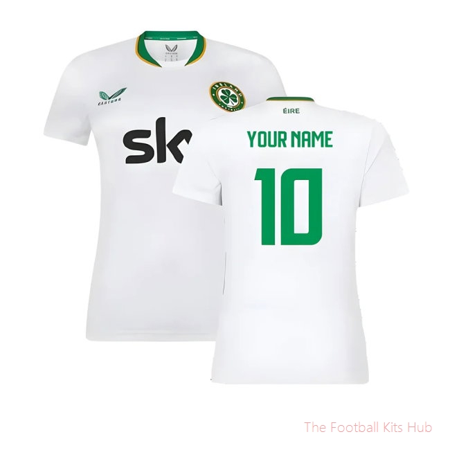 2024-2025 Republic of Ireland Away Shirt (Womens) (Your Name)