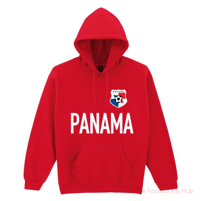 Panama National Team Text Hoodie (Red)