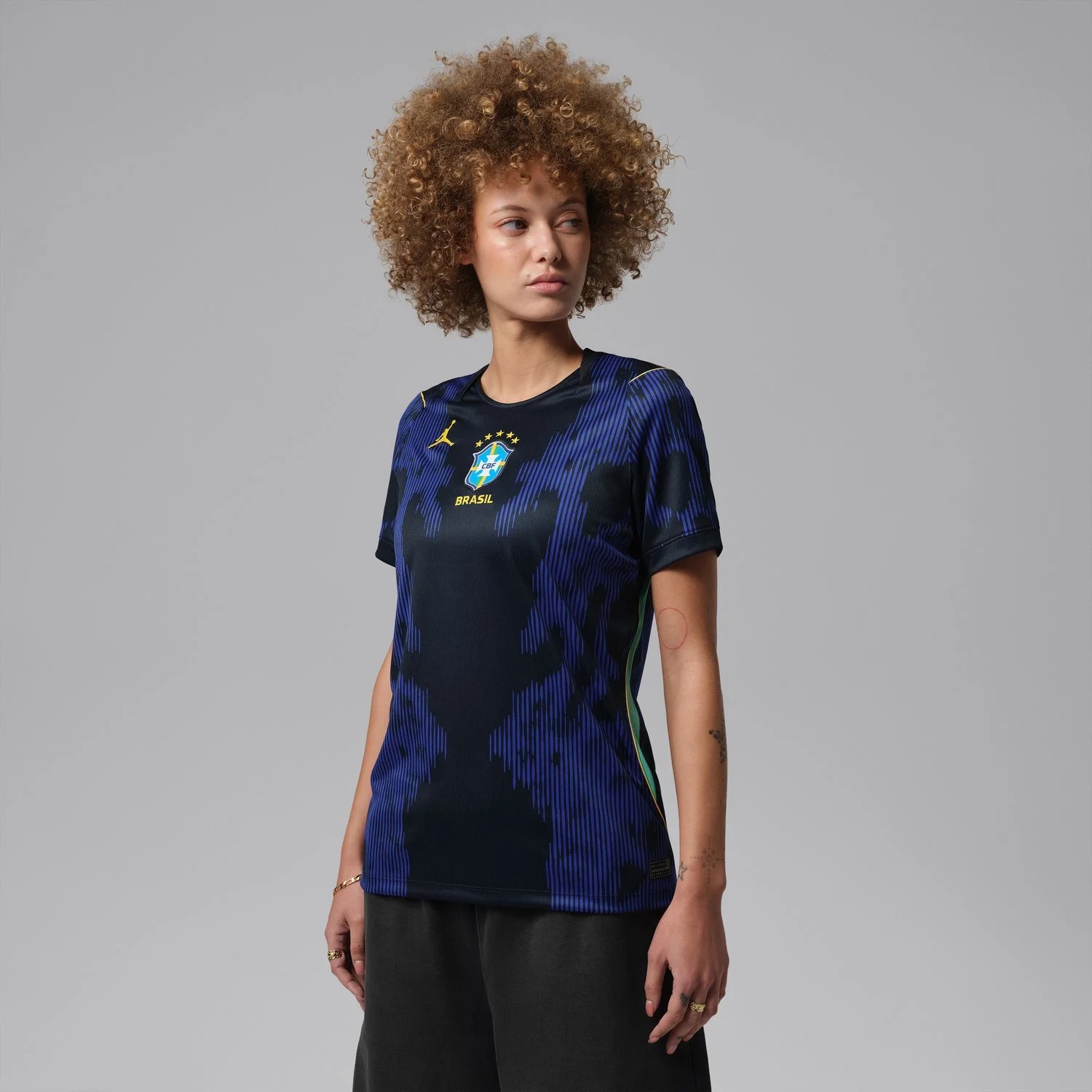 Brazil 2026 Away Women's Jersey - Poison Dart Blue Fan Kit