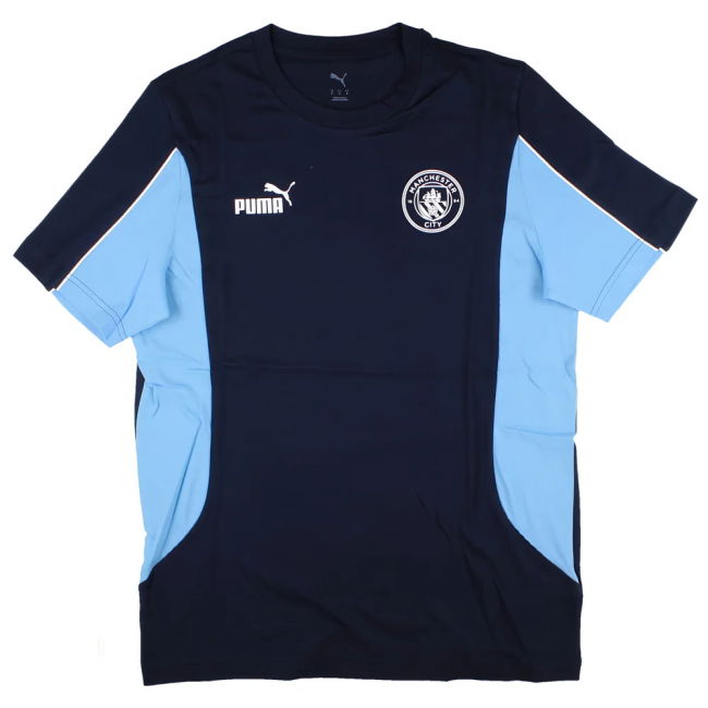 Man City 2024-2025 T-shirt (Navy) (Khusanov 45) (Navy) | Performance