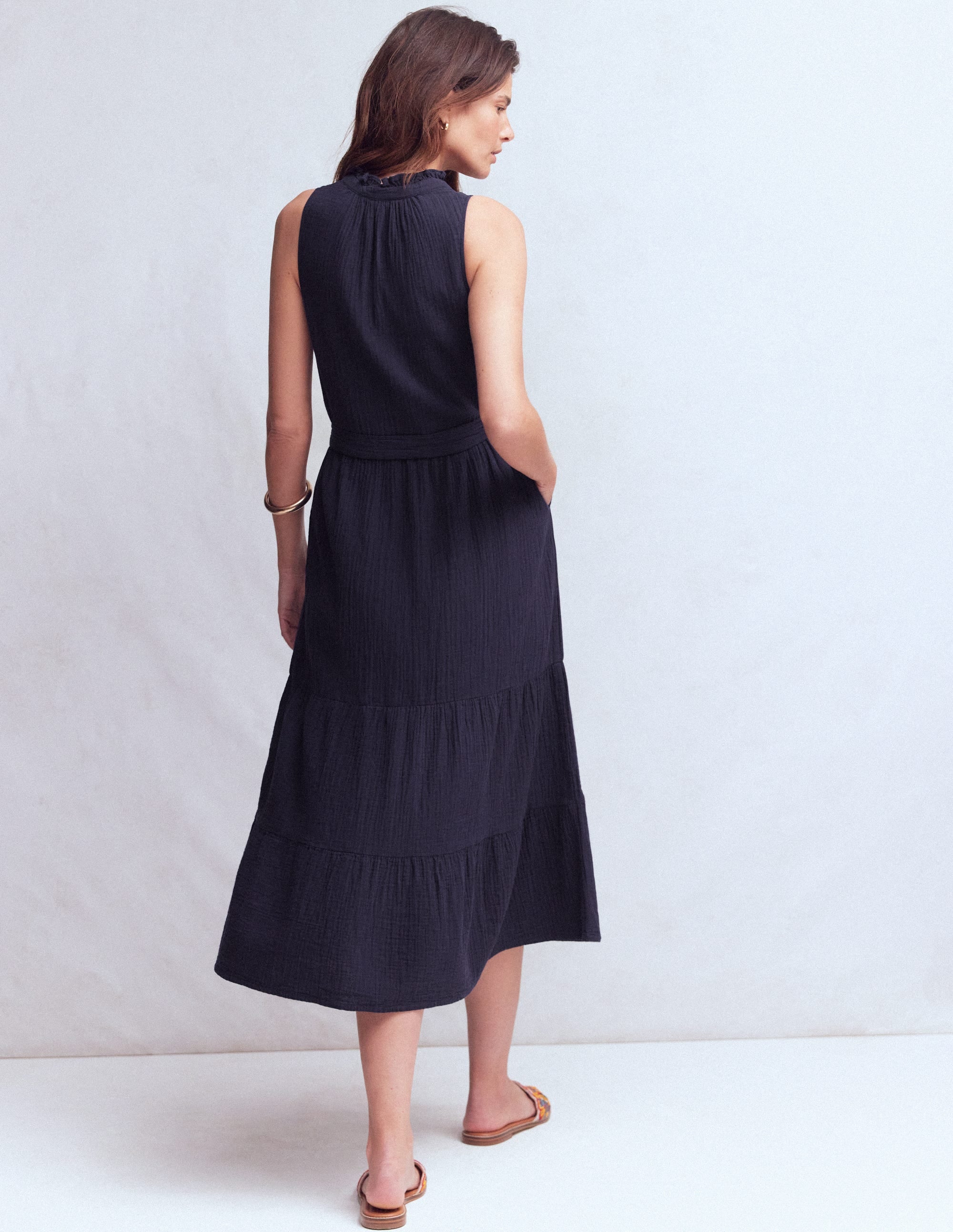 Viv Double Cloth Maxi Dress