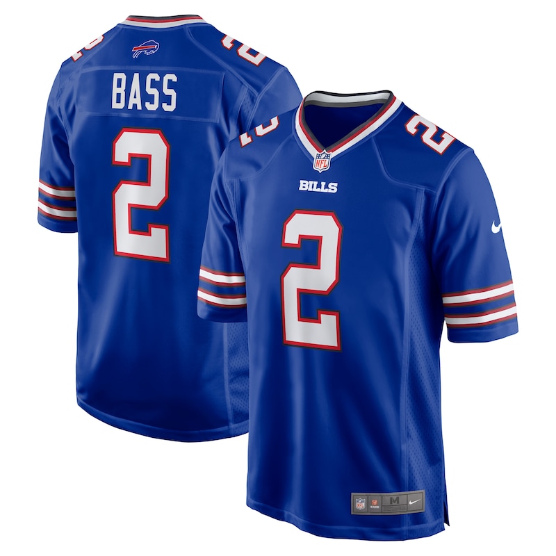 None Tyler Bass BUF Bills Vintage Authentic Jersey Game Day Wear