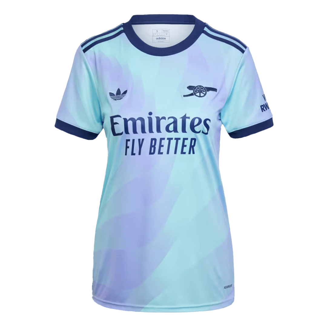 Women's Arsenal Third Away Soccer Jersey 2024/25 Authentic Kit