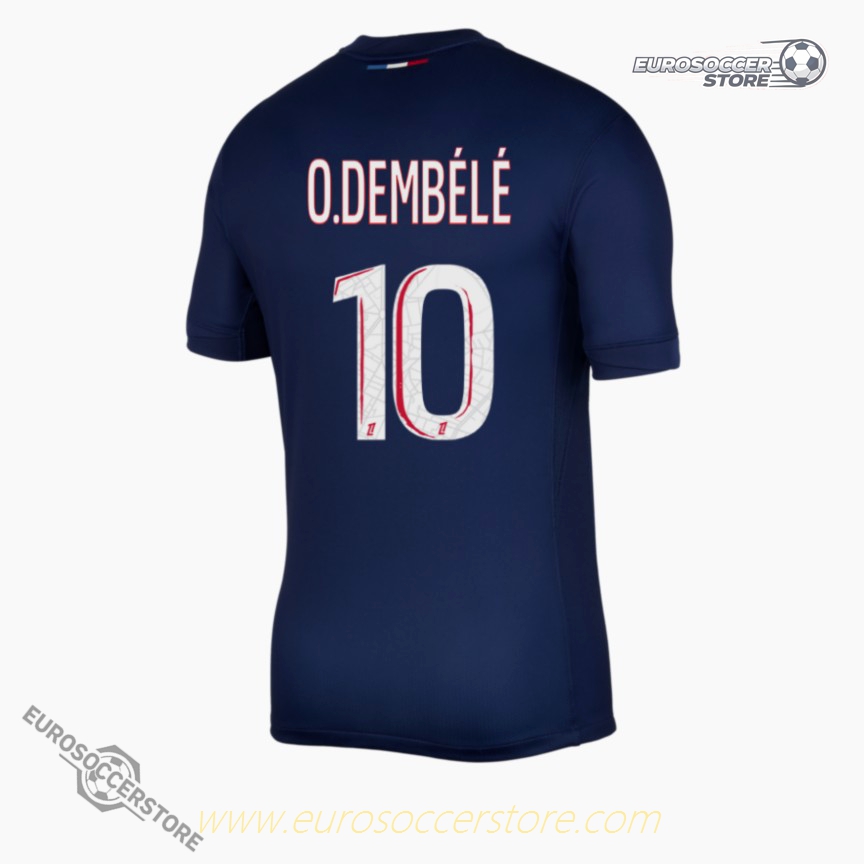 24-25 Season Champions League Final PSG O.DEMBÉLÉ Number 10 Jersey