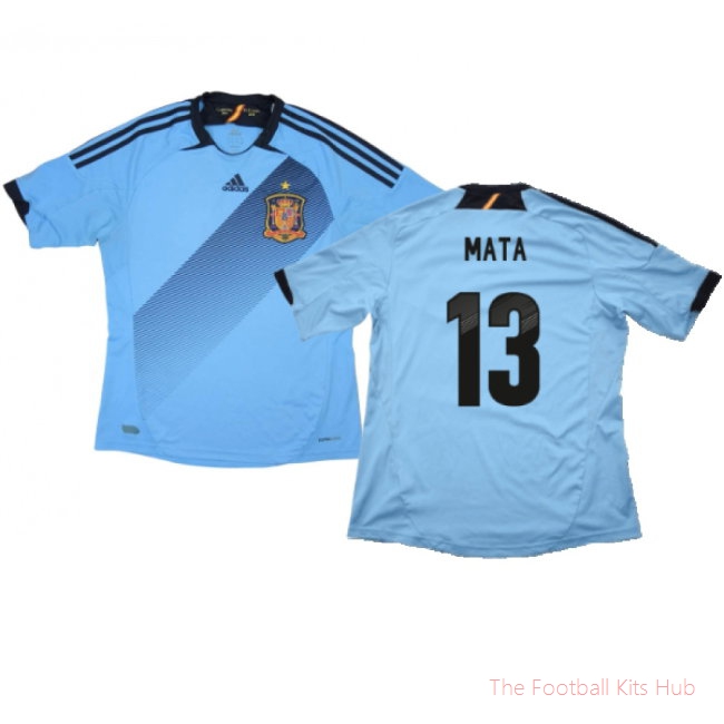 Spain 2012-13 Away Shirt (XLB) (Very Good) (Mata 13)