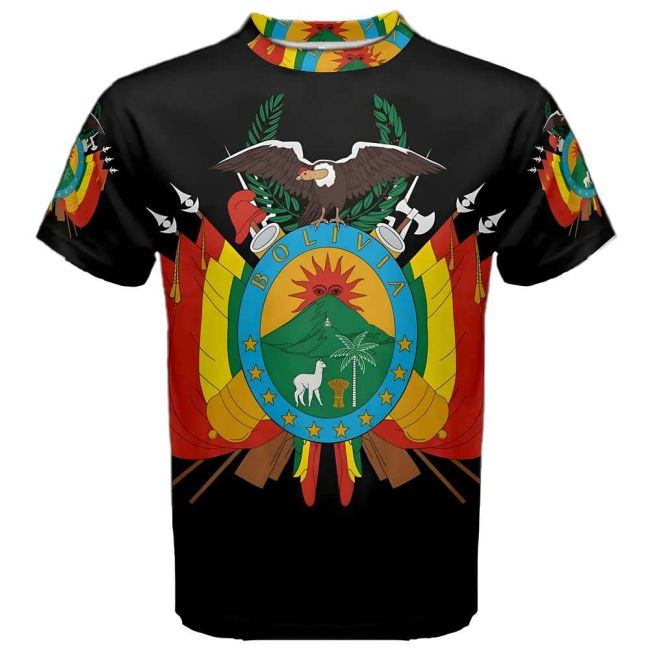 Match Bolivia Coat Of Arms Sublimated Sports Jersey World