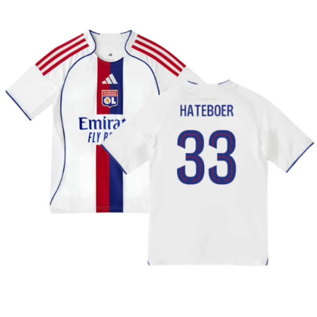 2025-2026 Olympique Lyon Home Shirt (kids) (hateboer 33)