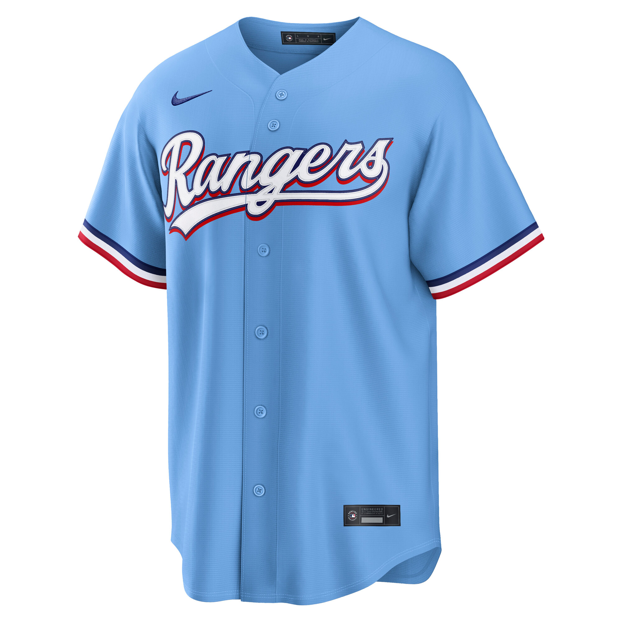 [JED] Corey Seager Texas Rangers Alternate Replica Jersey - Light Blue