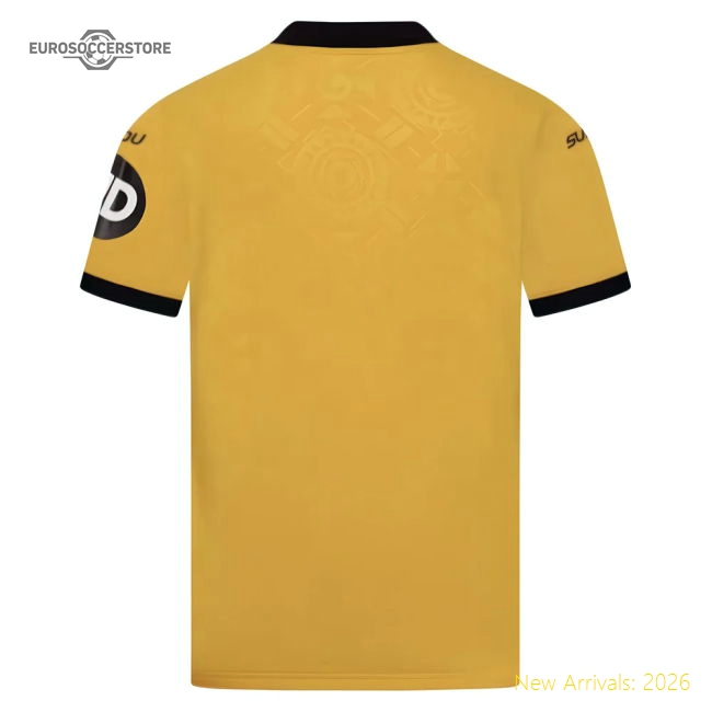 2025-2026 Wolves Home Shirt (kids) - Premium Quality - Official Edition