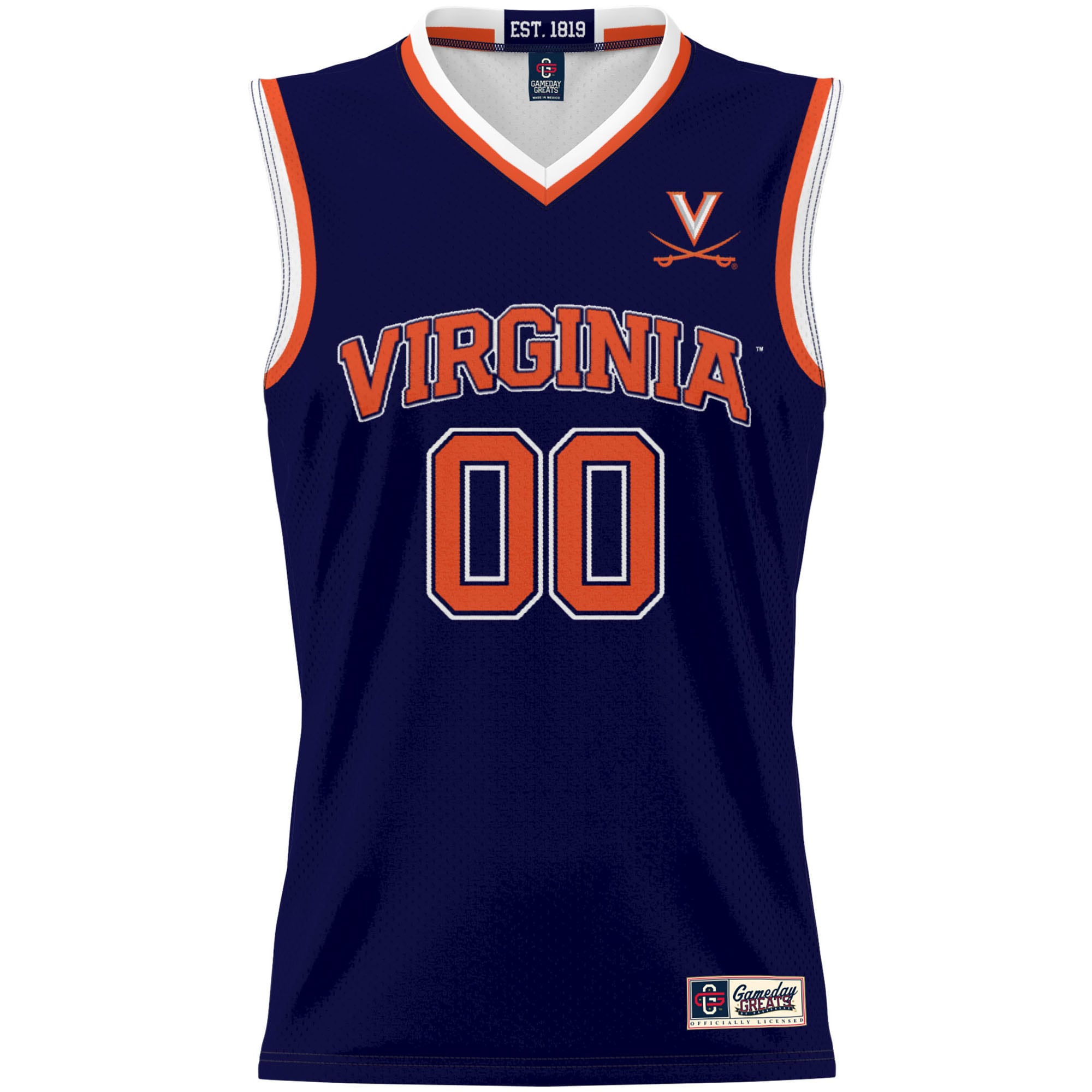 [DDG] Virginia Cavaliers GameDay Greats Unisex NIL Pick-A-Player Lightweight Women's Basketball Jersey - Navy