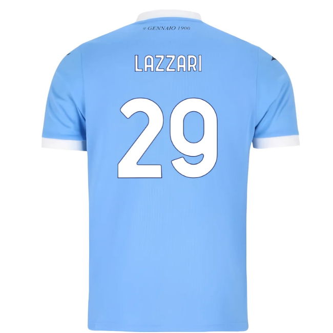 2025-2026 Lazio Home Shirt (Kids) (Lazzari 29) UV Protection